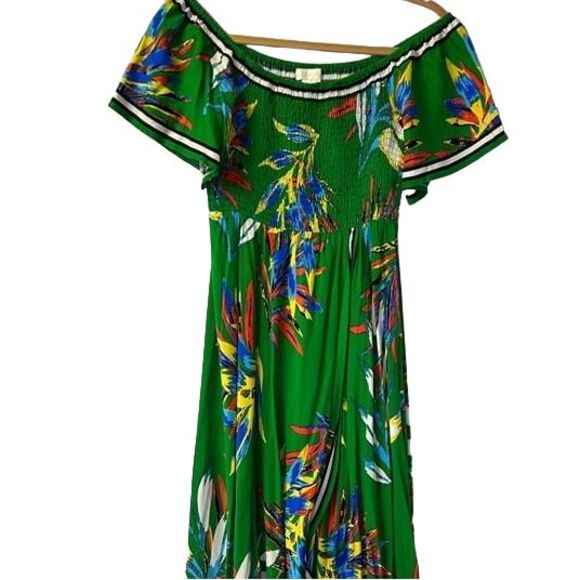 Jealous Tomato Dresses & Skirts - Jealous Tomato off shoulder hi-low maxi dress- women's size‎ medium